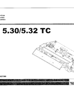 Deutz-Fahr SMA 5.30 TC Mower 2004 Parts Manual Catalog Pdf Download