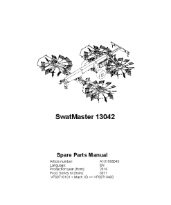 Deutz-Fahr SwatMaster 13042 Rakes 2016 Parts Manual Catalog Pdf Download