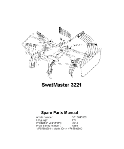 Deutz-Fahr SwatMaster 3221 Rakes 2014 Parts Manual Catalog Pdf Download
