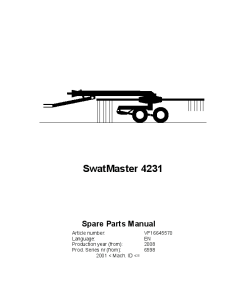 Deutz-Fahr SwatMaster 4231 Rakes 2008 Parts Manual Catalog Pdf Download