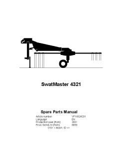 Deutz-Fahr SwatMaster 4321 Rakes 2001 Parts Manual Catalog Pdf Download