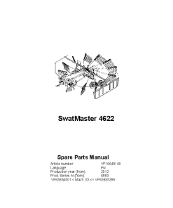Deutz-Fahr SwatMaster 4622 Rakes 2012 Parts Manual Catalog Pdf Download