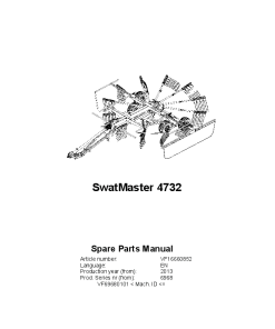 Deutz-Fahr SwatMaster 4732 Rakes 2013 Parts Manual Catalog Pdf Download