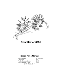 Deutz-Fahr SwatMaster 6951 Rakes 2007 Parts Manual Catalog Pdf Download