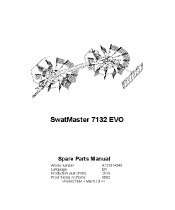 Deutz-Fahr SwatMaster 7132 Evo Rakes 2016 Parts Manual Catalog Pdf Download