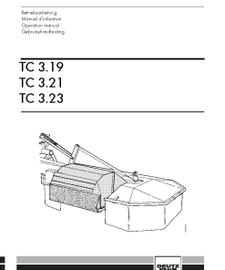 Deutz-Fahr TC 3.19 3.21 3.23 Conditioners Rear mounted 2002 Operation Maintenance Manual PDF download