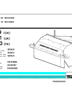 Deutz-Fahr TC 3.19 (CK) 3.21 (UK) 3.23 (FK) Conditioners Rear mounted 10FK01 Parts Manual Catalog Pdf Download