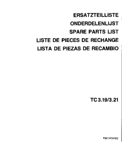 Deutz-Fahr TC 3.19 TC 3.21 Conditioners Rear mounted 1992 Parts Manual Catalog Pdf Download