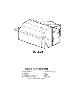 Deutz-Fahr TC 3.21 Conditioners Rear mounted 2007 Parts Manual Catalog Pdf Download