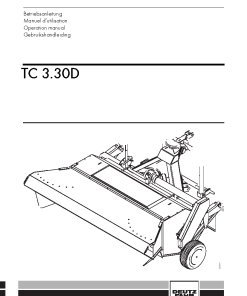 Deutz-Fahr TC 3.30D Conditioners Rear mounted 2002 Operation Maintenance Manual PDF download