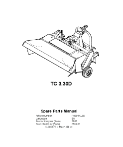 Deutz-Fahr TC 3.30D Conditioners Rear mounted 2006 - 09KL01 Parts Manual Catalog Pdf Download