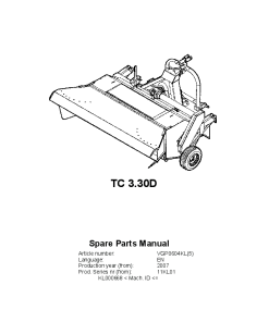 Deutz-Fahr TC 3.30D Conditioners Rear mounted 2007 Parts Manual Catalog Pdf Download