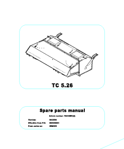 Deutz-Fahr TC 5.26 Conditioners Rear mounted 2004 Parts Manual Catalog Pdf Download