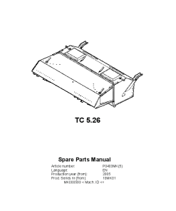 Deutz-Fahr TC 5.26 Conditioners Rear mounted 2005 Parts Manual Catalog Pdf Download