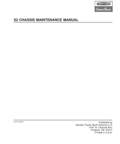 Freightliner S2 Chassis Operation Maintenance Manual PDF download