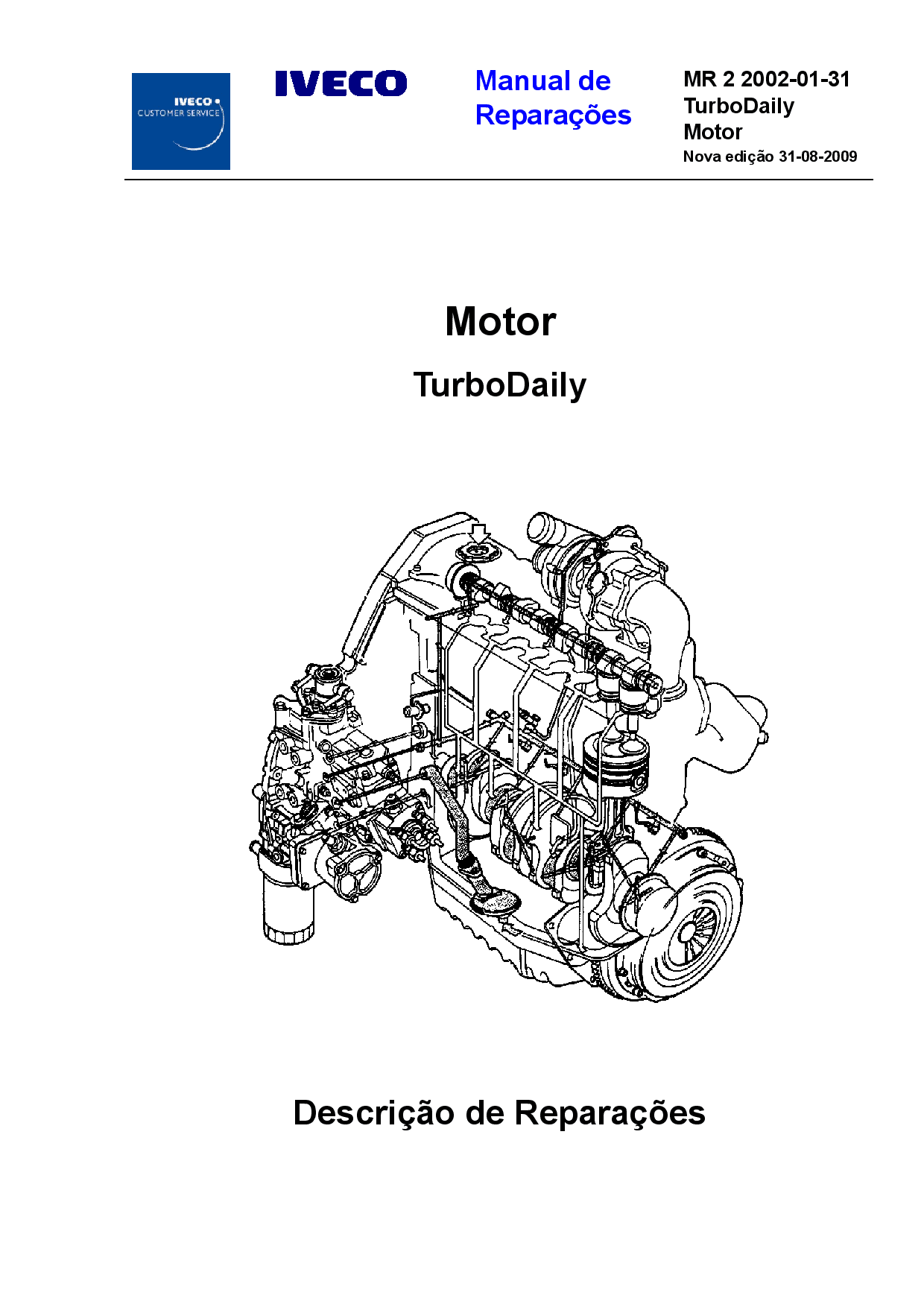 IVECO MR 02 Motor TurboDaily Portuguese Manual de Reparacoes PDF Download