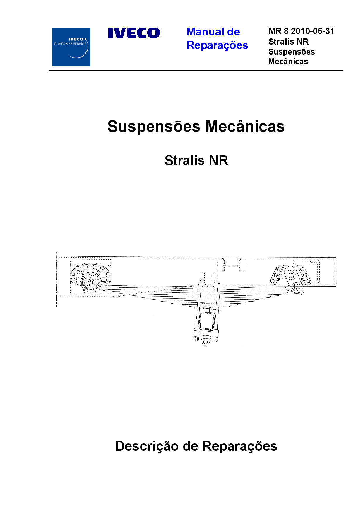 IVECO MR 08 Stralis NR Suspensoes Mecanicas Spanish Manual de Reparaciones PDF Download