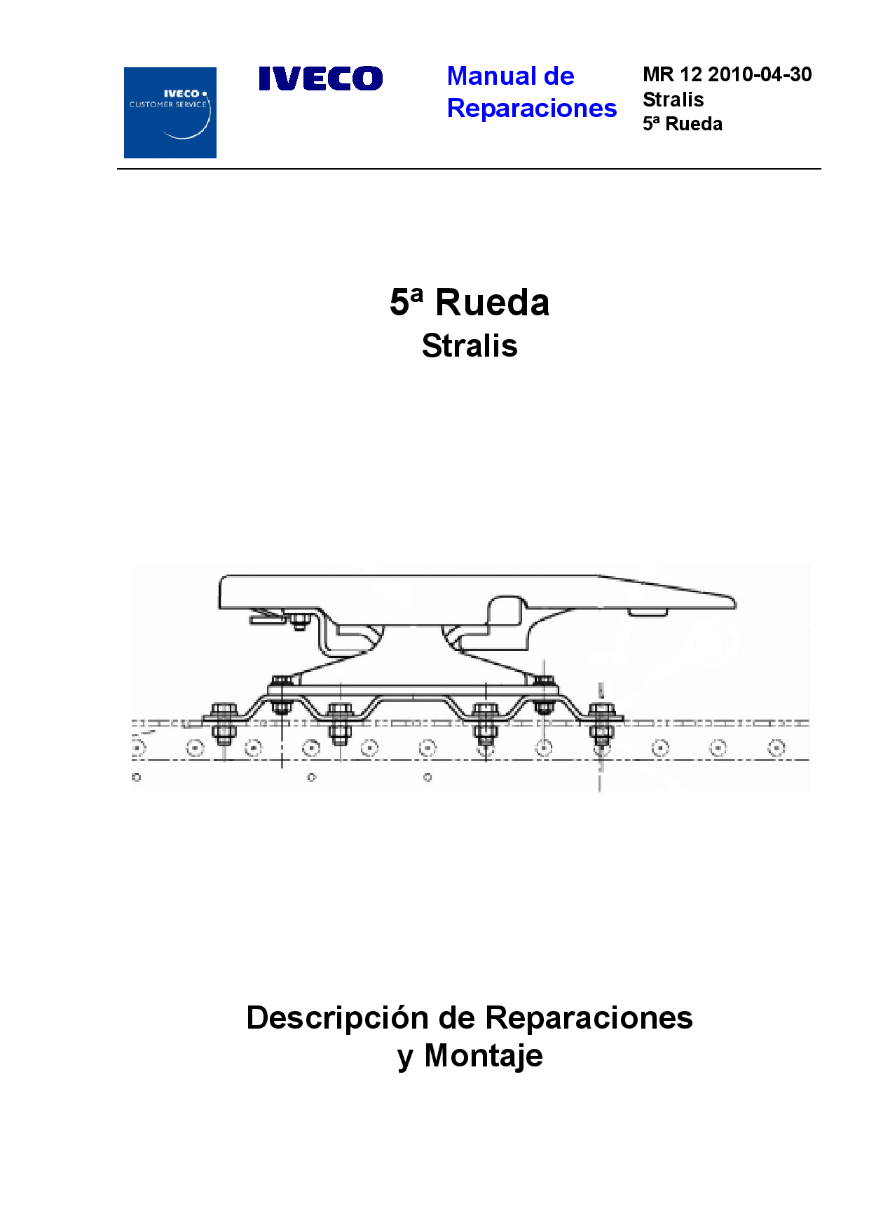 IVECO MR 12 Stralis 5 Rueda Spanish & Portuguese Manual de Reparaciones PDF Download