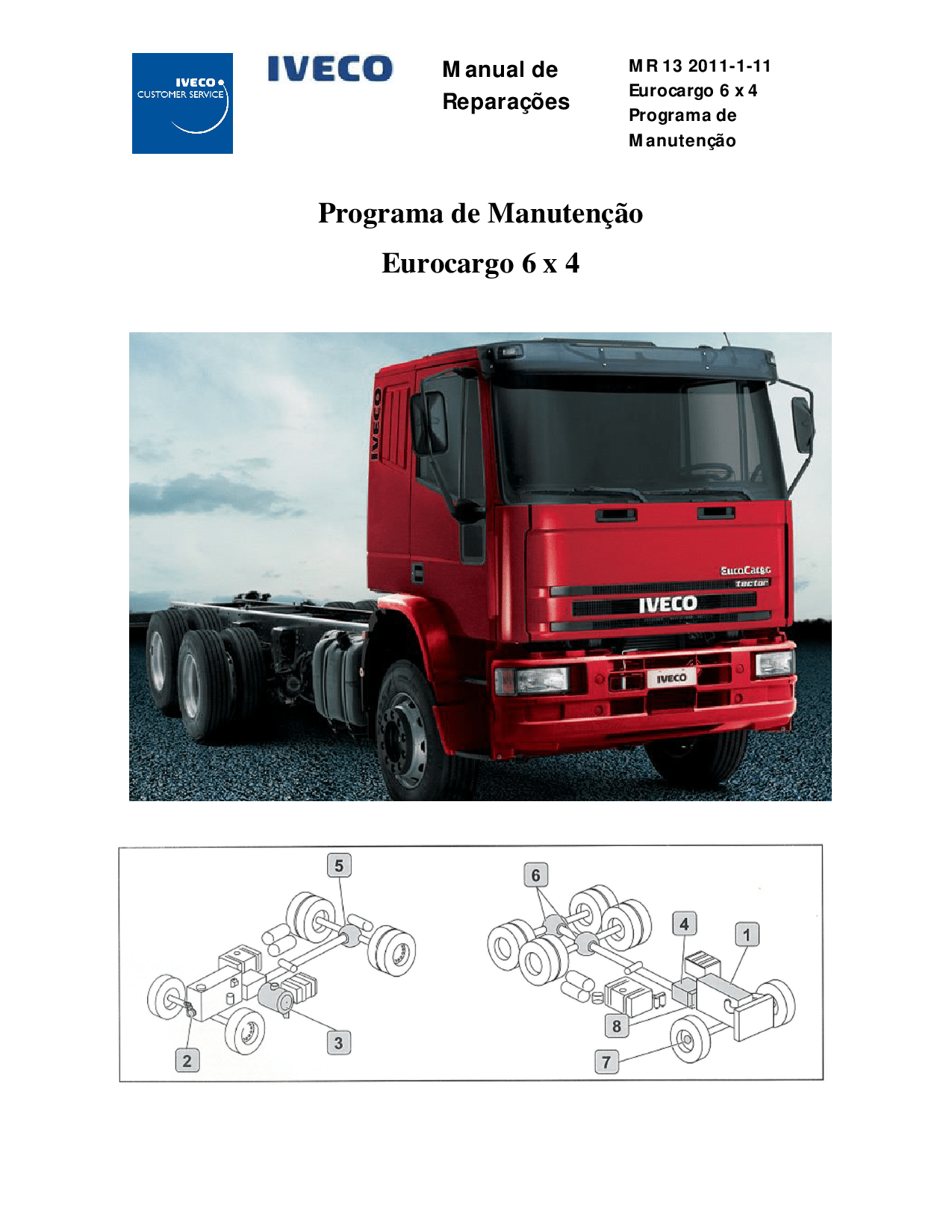 IVECO MR 13 Eurocargo6x4 Programa de Manutencao Portuguese Manual de Reparacoes PDF Download