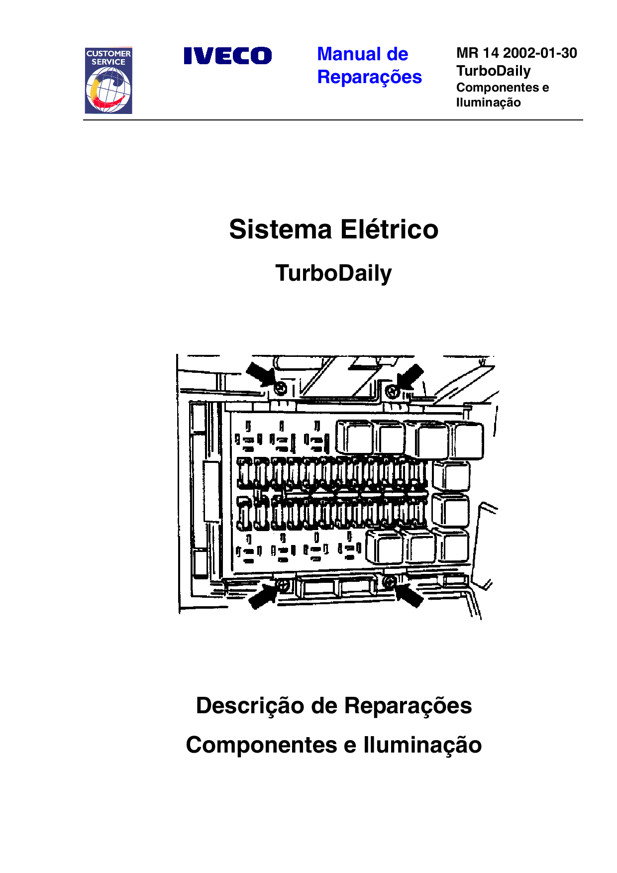 IVECO MR 14 Sistema Eletrico Componentes e Iluminacao TurboDaily Portuguese Manual de Reparacoes PDF Download