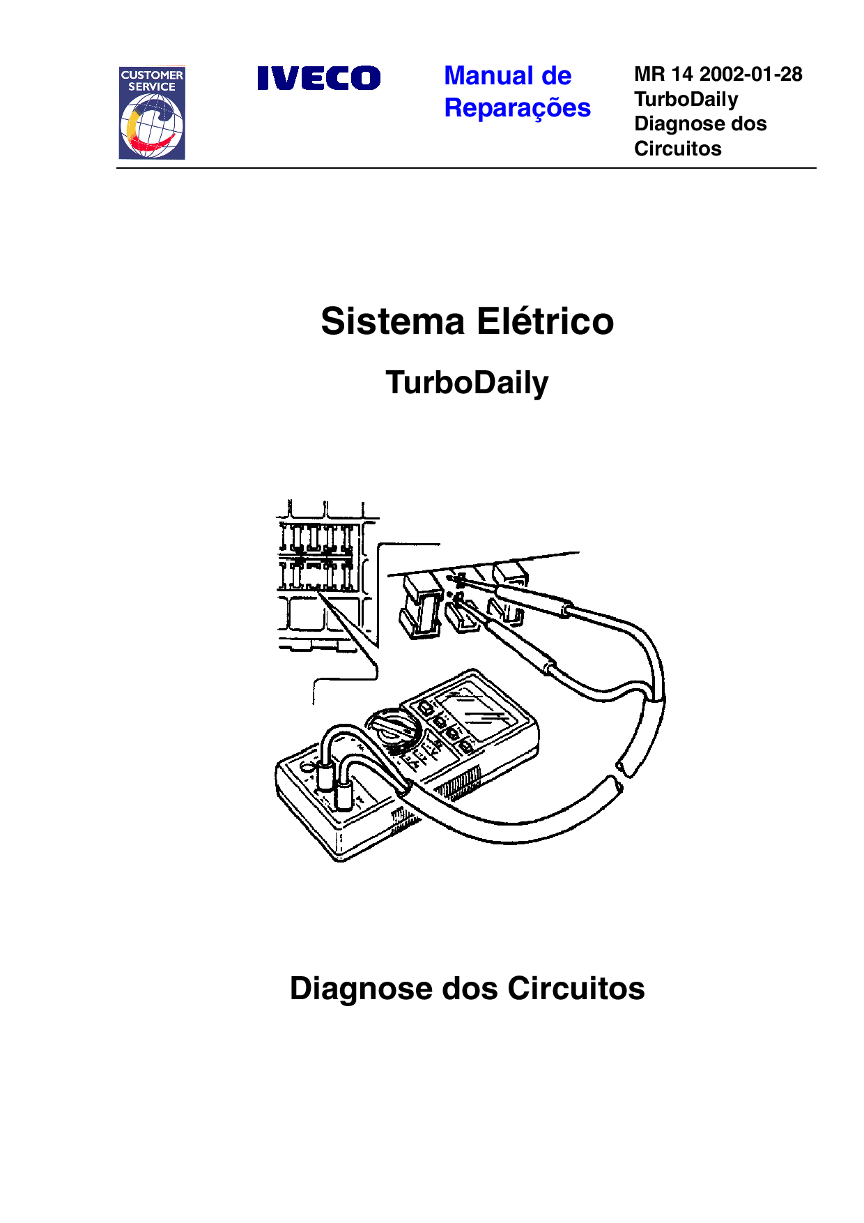 IVECO MR 14 Sistema Eletrico Diagnose dos Circuitos TurboDaily Portuguese Manual de Reparacoes PDF Download