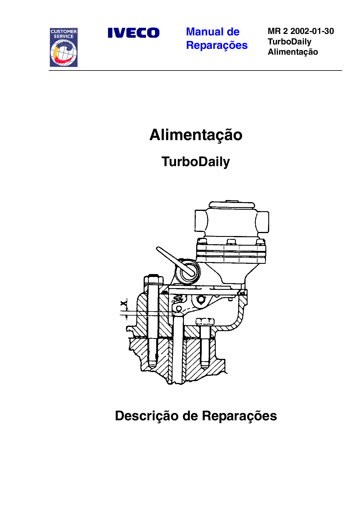 IVECO MR 2 Alimentacao TurboDaily Portuguese Manual de Reparacoes PDF Download