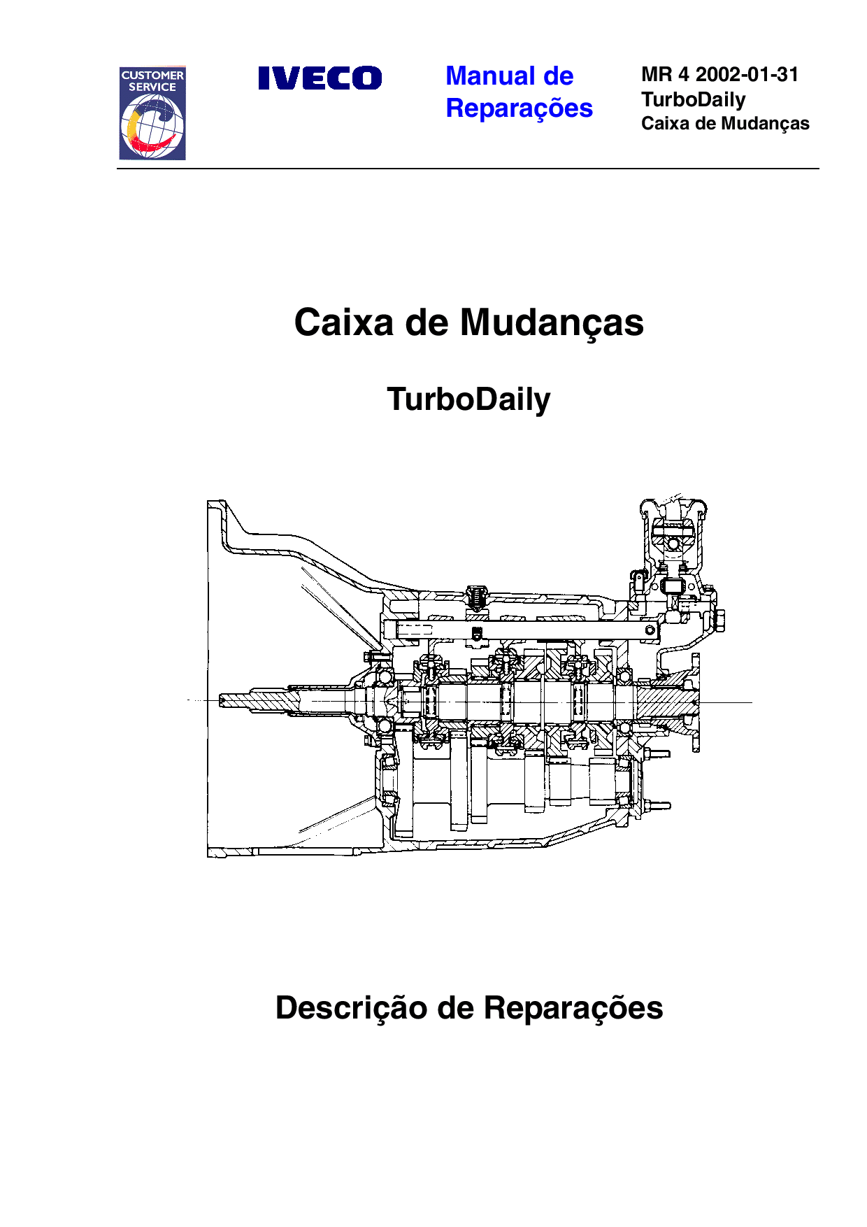 IVECO MR 4 Caixa de Mudancas TurboDaily Portuguese Manual de Reparacoes PDF Download