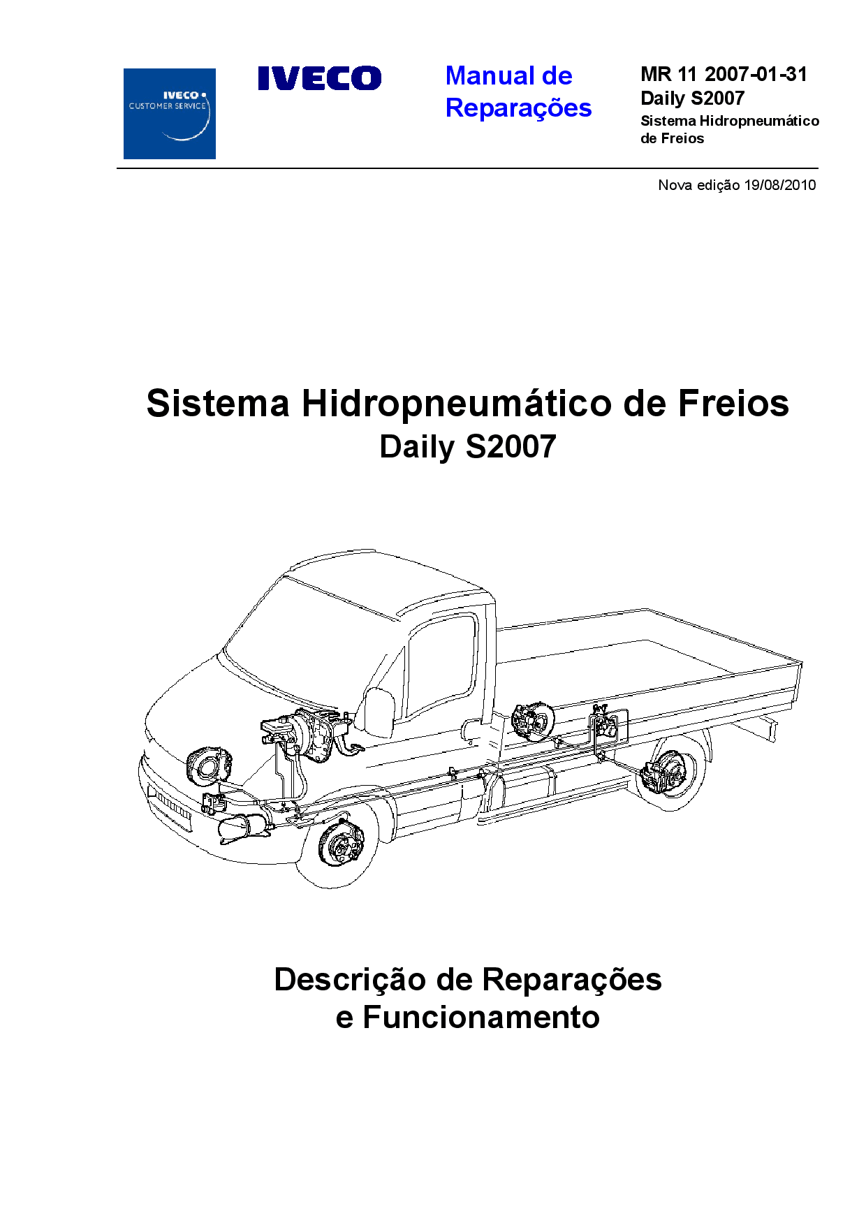 Iveco MR 11 Daily S2007 Freios Portuguese Manual de Reparacoes PDF Download