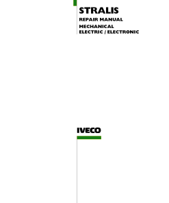 Iveco STRALIS EURO 3 Service Repair Manual PDF Download