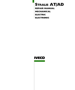 Iveco Stralis AT AD year 2002-20XX Service Repair Manual PDF Download