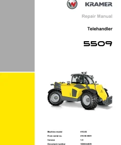 Kramer 5509 Service Workshop manual PDF download
