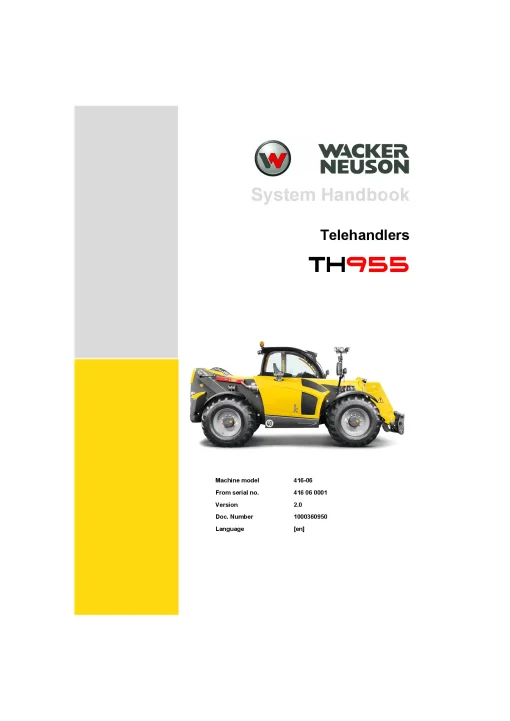 Kramer System TH955 Service Workshop manual PDF download