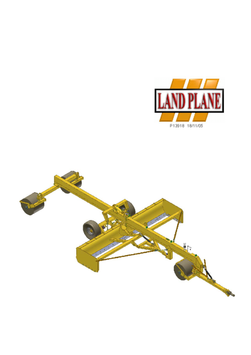 Simba P13918-LandPlane Operation Maintenance Manual PDF download
