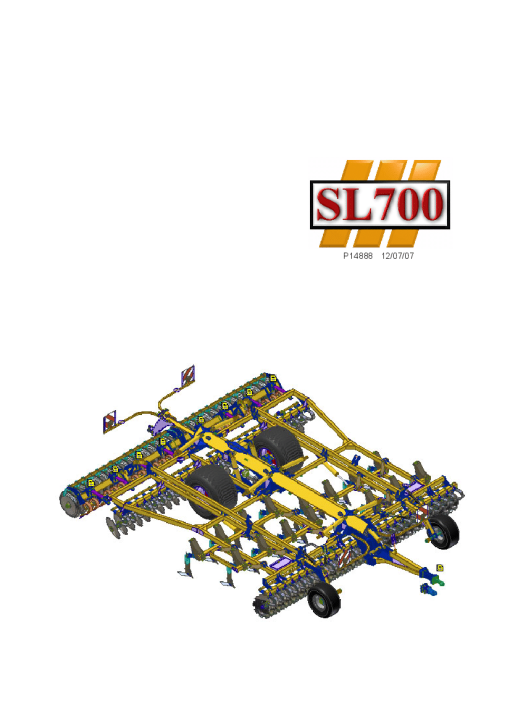 Simba SL700 Cultivator 2007 Operation Maintenance Manual PDF download