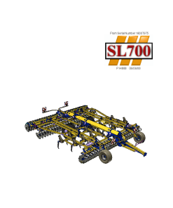 Simba SL700 Cultivator 2008 Operation Maintenance Manual PDF download
