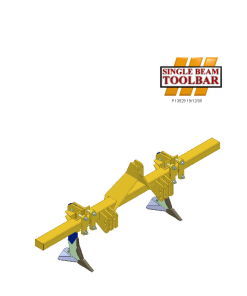 Simba Toolbar Single Beam Operation Maintenance Manual PDF download
