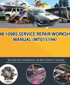 1098 1098S Service Repair Workshop Manual (MT015194)