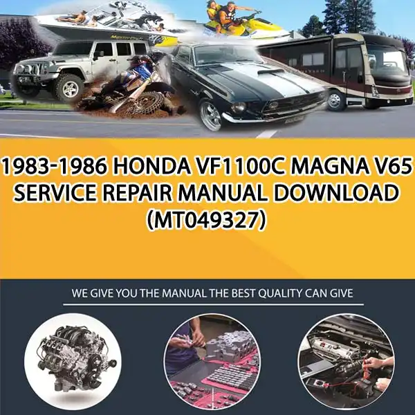 1983-1986 Honda Vf1100C Magna V65 Service Repair Manual Download (MT049327)