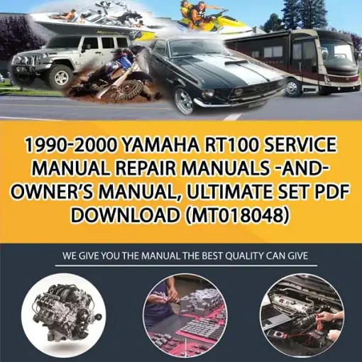 1990-2000 Yamaha Rt100 Service Manual Repair Manuals -And- Owner'S Manual, Ultimate Set Pdf Download (MT018048)
