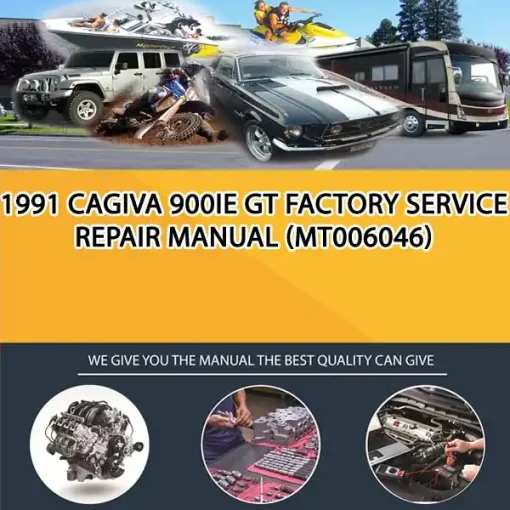 1991 Cagiva 900Ie Gt Factory Service Repair Manual (MT006046)