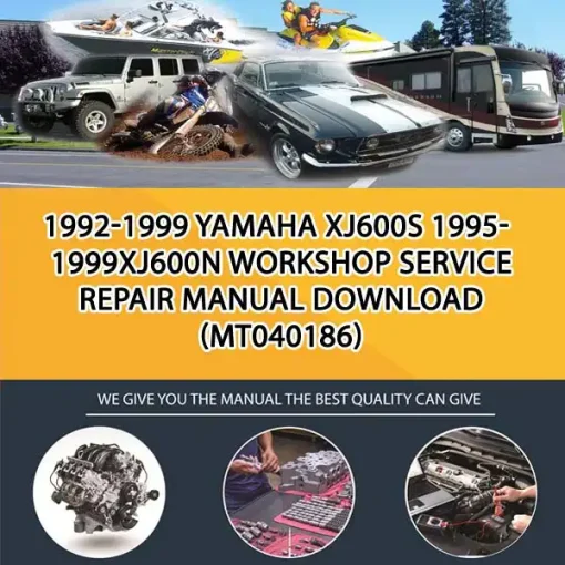 1992-1999 Yamaha Xj600S 1995-1999Xj600N Workshop Service Repair Manual Download (MT040186)