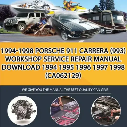 1994-1998 Porsche 911 Carrera (993) Workshop Service Repair Manual Download 1994 1995 1996 1997 1998 (CA062129)