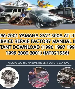 1996-2001 Yamaha Xvz1300A At Lt-C Service Repair Factory Manual Instant Download (1996 1997 1998 1999 2000 2001) (MT021556)