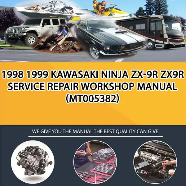 1998 1999 Kawasaki Ninja Zx-9R Zx9R Service Repair Workshop Manual (MT005382)