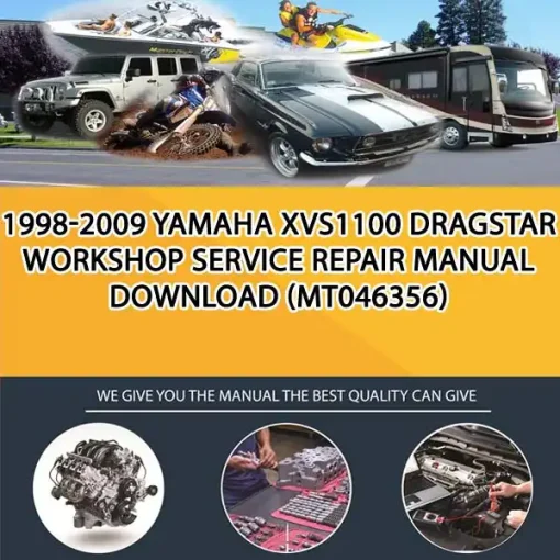 1998-2009 Yamaha Xvs1100 Dragstar Workshop Service Repair Manual Download (MT046356)