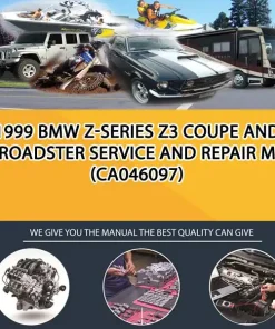 1999 Bmw Z-Series Z3 Coupe And Roadster Service And Repair M (CA046097)
