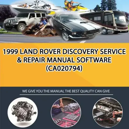1999 Land Rover Discovery Service & Repair Manual Software (CA020794)