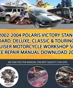 2002-2004 Polaris Victory Standard, Deluxe, Classic & Touring Cruiser Motorcycle Workshop Service Repair Manual Download 2002 20 (MT005758)