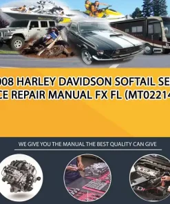 2008 Harley Davidson Softail Service Repair Manual Fx Fl (MT022149)