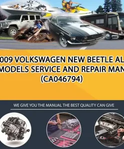 2009 Volkswagen New Beetle All Models Service And Repair Man (CA046794)